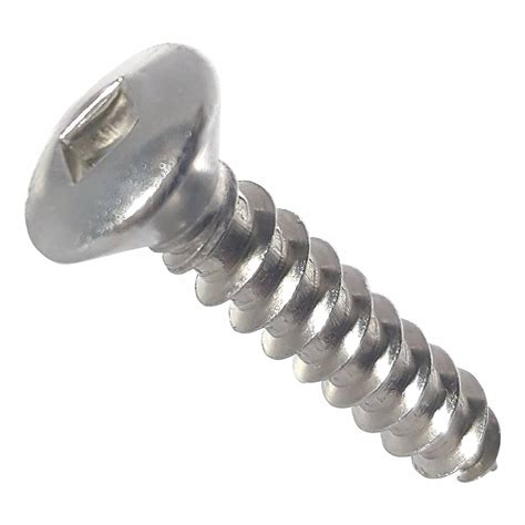 10 stainless steel sheet metal screws square drive|square drive screws home depot.